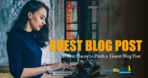 20 Best Places to Pitch a Guest Blog Post - OG