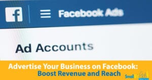advertise your business on Facebook