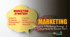 Developing A Marketing Strategy - 4 Critical Steps for Success: Part I Featured Image