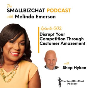 the smallbizchat podcast - Disrupt Your Competition Through Customer Amazement with Shep Hyken