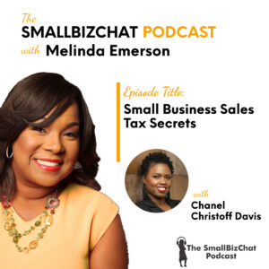 Small Business Sales Tax Secrets with Chanel Christoff Davis Featured Image