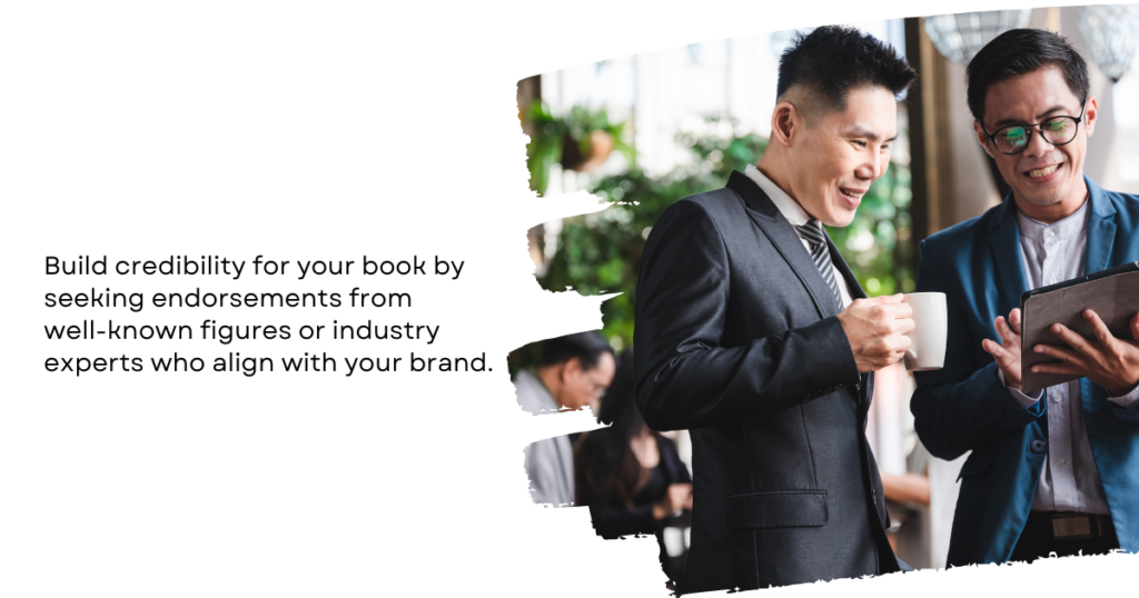How to Use a Book to Promote Your Brand seek endorsements